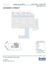 21600 Oxnard St, Woodland Hills, CA à louer Plan d’étage– Image 1 sur 1