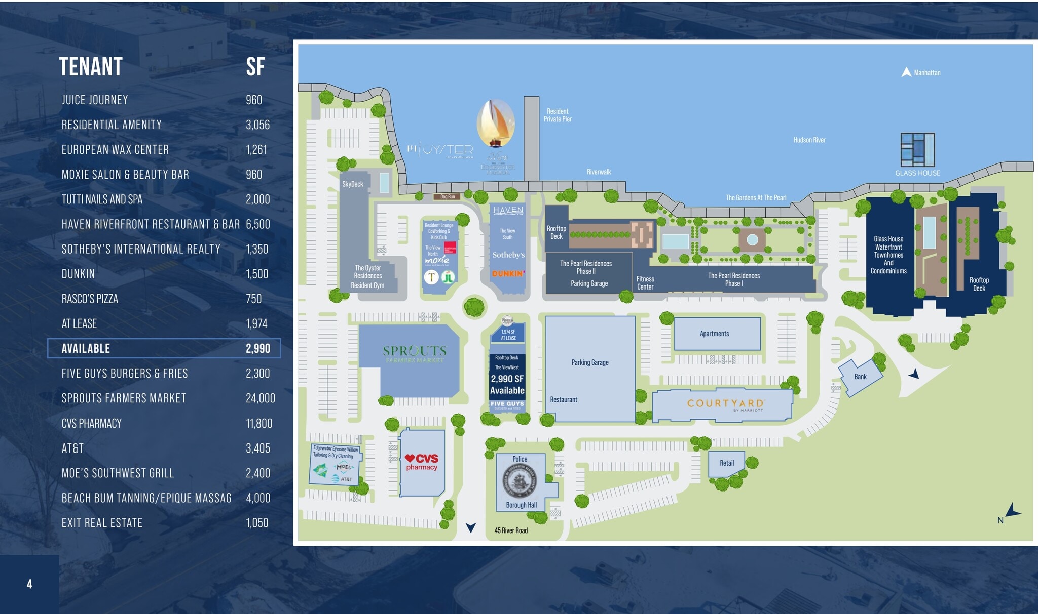 4 Main St, Edgewater, NJ à louer Plan de site– Image 1 sur 3
