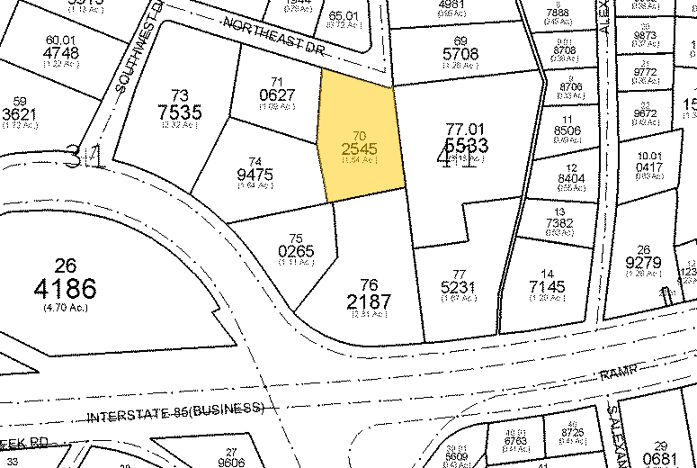 108 Northeast Dr, Spartanburg, SC à louer - Plan cadastral – Image 3 sur 6