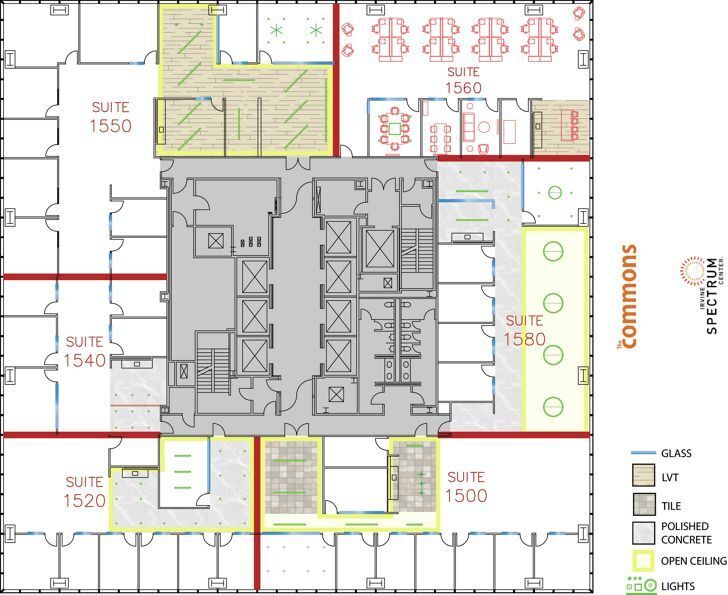 400 Spectrum Center Dr, Irvine, CA à louer Plan d’étage– Image 1 sur 6