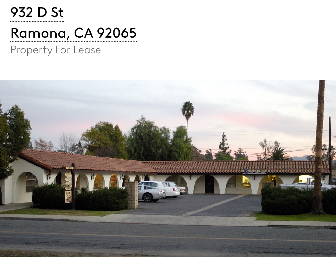932 D St, Ramona, CA à louer Photo de l’immeuble– Image 1 sur 6