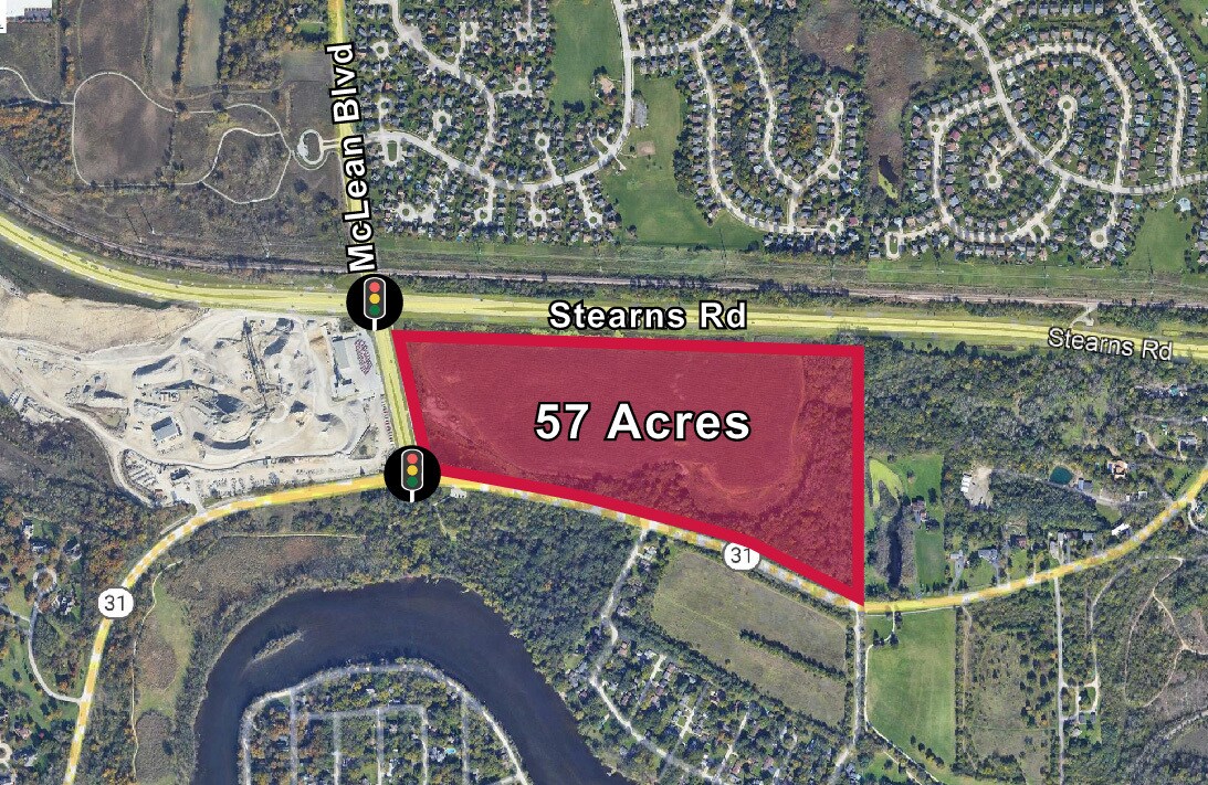 SEC Stearns Rd & McLean Blvd, South Elgin, IL à vendre Photo de l’immeuble– Image 1 sur 2