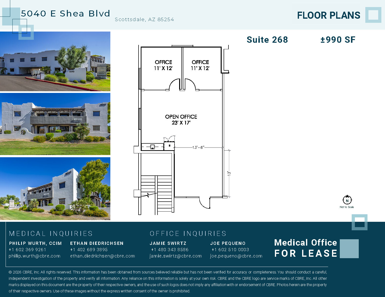 5010 E Shea Blvd, Scottsdale, AZ à louer Plan d’étage– Image 1 sur 1