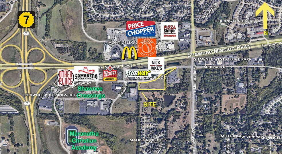 S & E Of Midland Dr & Hilltop Rd, Shawnee, KS à vendre - Photo principale – Image 1 sur 1