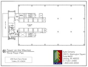 200 N Saint Clair St, Toledo, OH à louer Plan d’étage– Image 1 sur 1