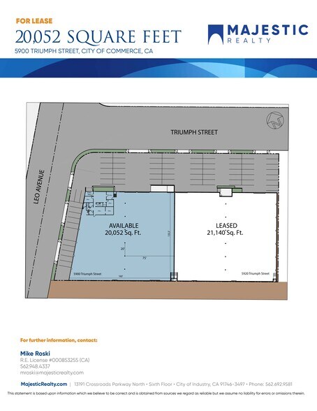 5900-5922 Triumph St, Commerce, CA à louer - Plan de site – Image 3 sur 3