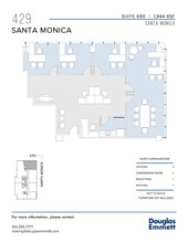 429 Santa Monica Blvd, Santa Monica, CA à louer Plan d’étage– Image 1 sur 1