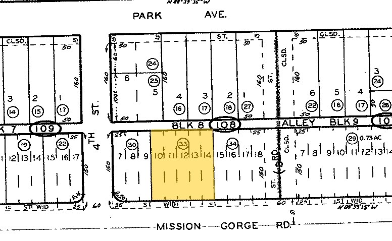 10350 Mission Gorge Rd, Santee, CA à vendre - Plan cadastral – Image 2 sur 5