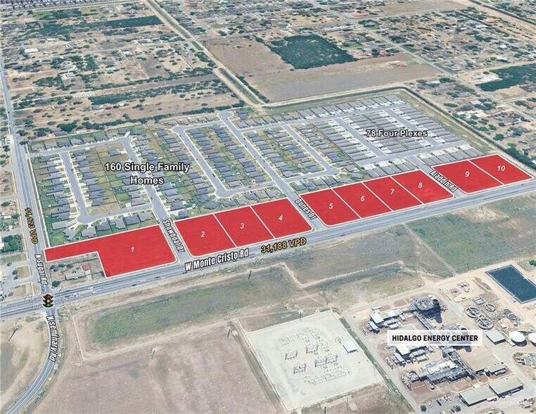 TBD Lot 9 W. Monte Cristo Rd., Edinburg, TX à vendre - Photo de l’immeuble – Image 2 sur 6