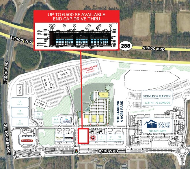6691 Courthouse Landing Rd, Chesterfield, VA à louer - Photo de l’immeuble – Image 2 sur 3