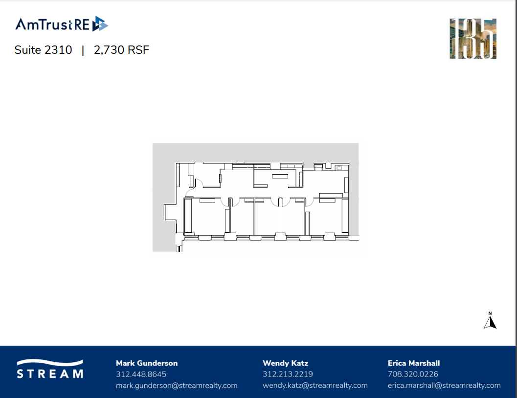 135 S LaSalle St, Chicago, IL à louer Plan d’étage– Image 1 sur 1