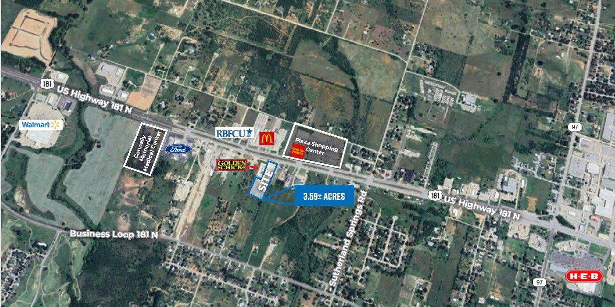 537 10th St, Floresville, TX à vendre Aérien– Image 1 sur 2