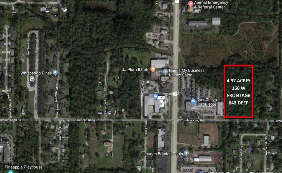 Tbd Tumblin Kling Rd, Fort Pierce, FL à vendre - Aérien – Image 2 sur 5