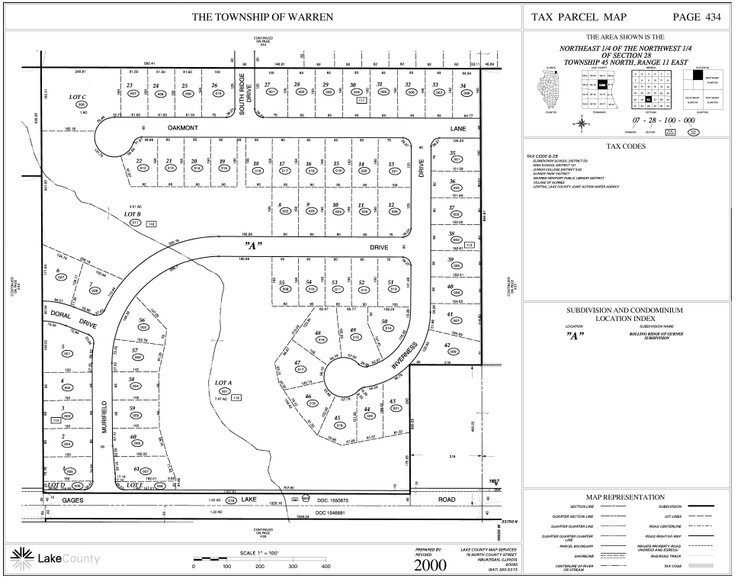 491 S Hunt Club Rd, Gurnee, IL à vendre - Plan cadastral – Image 2 sur 7