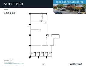 1333 Corporate Dr, Irving, TX à louer Plan d’étage– Image 1 sur 1