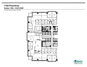 1100 Peachtree St Ne, Atlanta, GA à louer Plan d’étage– Image 1 sur 1