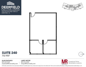 1020 Milwaukee Ave, Deerfield, IL à louer Plan d’étage– Image 1 sur 4