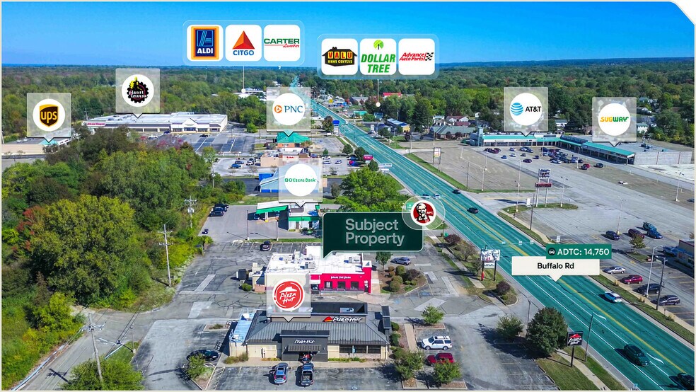 4410 Buffalo Rd, Erie, PA à vendre - Aérien – Image 3 sur 3