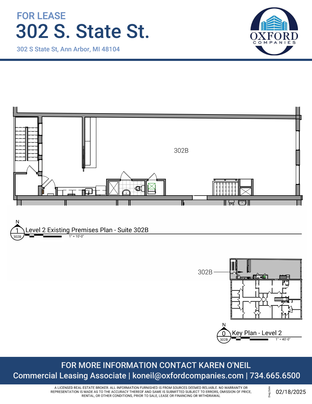 312-314 S State St, Ann Arbor, MI à louer Plan d’étage– Image 1 sur 1