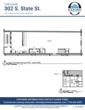 312-314 S State St, Ann Arbor, MI à louer Plan d’étage– Image 1 sur 1