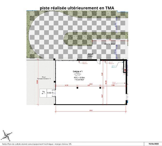 Local commercial dans Vernon à louer Plan d’étage– Image 1 sur 3