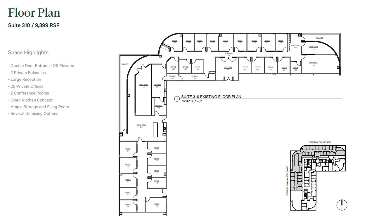 5550 Topanga Canyon Blvd, Woodland Hills, CA à louer Plan d’étage– Image 1 sur 1