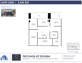 1301 Solana Blvd, Westlake, TX à louer Plan d’étage– Image 1 sur 1
