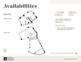 100 W Broadway, Glendale, CA à louer Plan d’étage– Image 1 sur 1