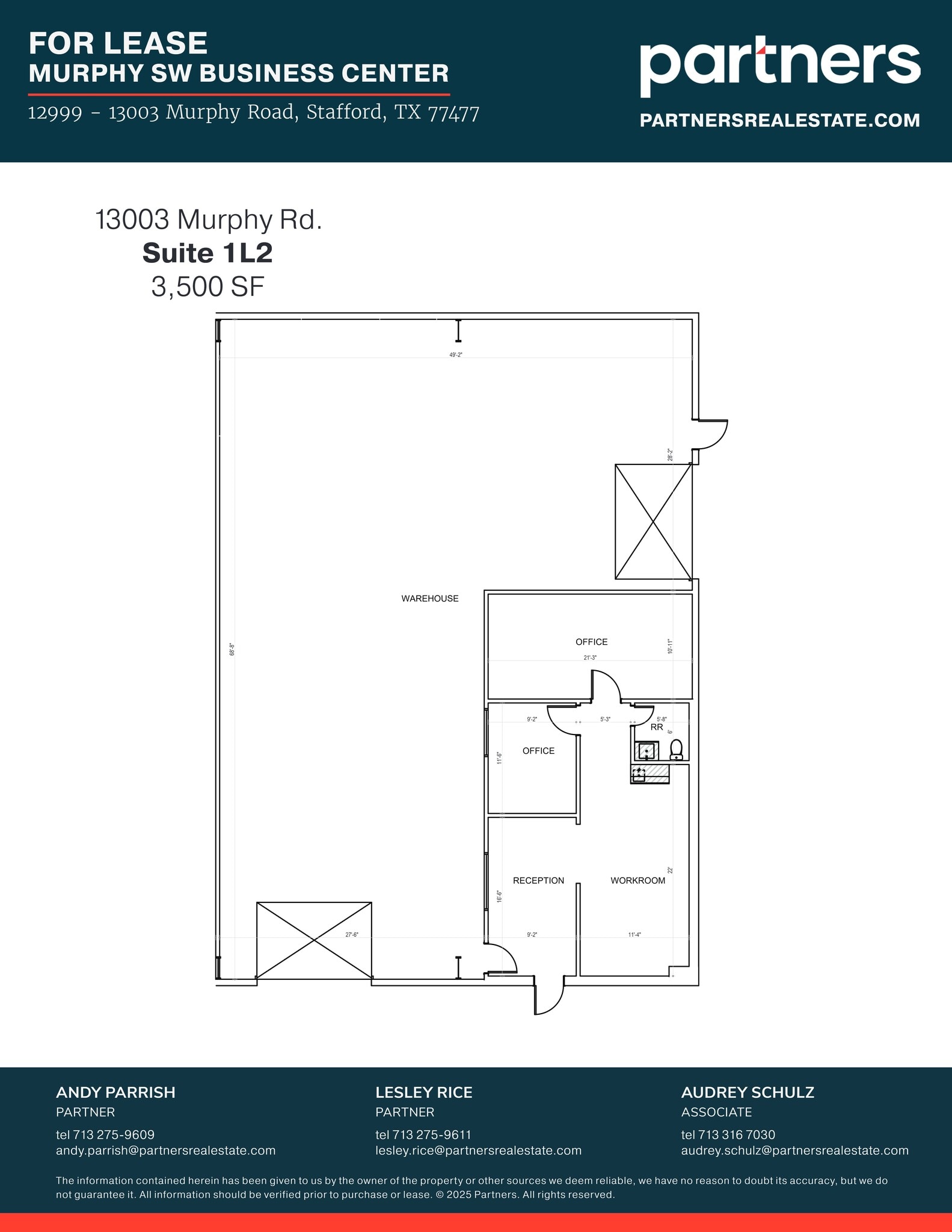 12999-13003 Murphy Rd, Stafford, TX à louer Plan de site– Image 1 sur 1