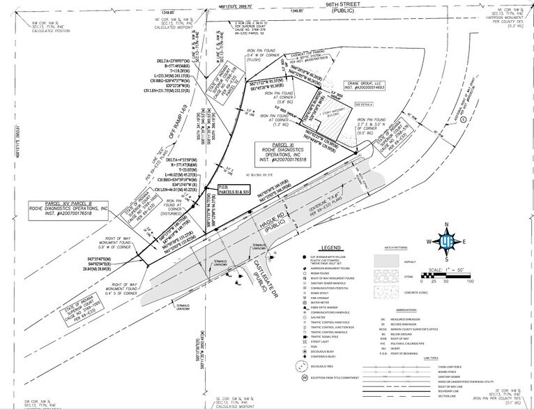 9500 Hague Rd, Indianapolis, IN à louer - Plan cadastral – Image 1 sur 1