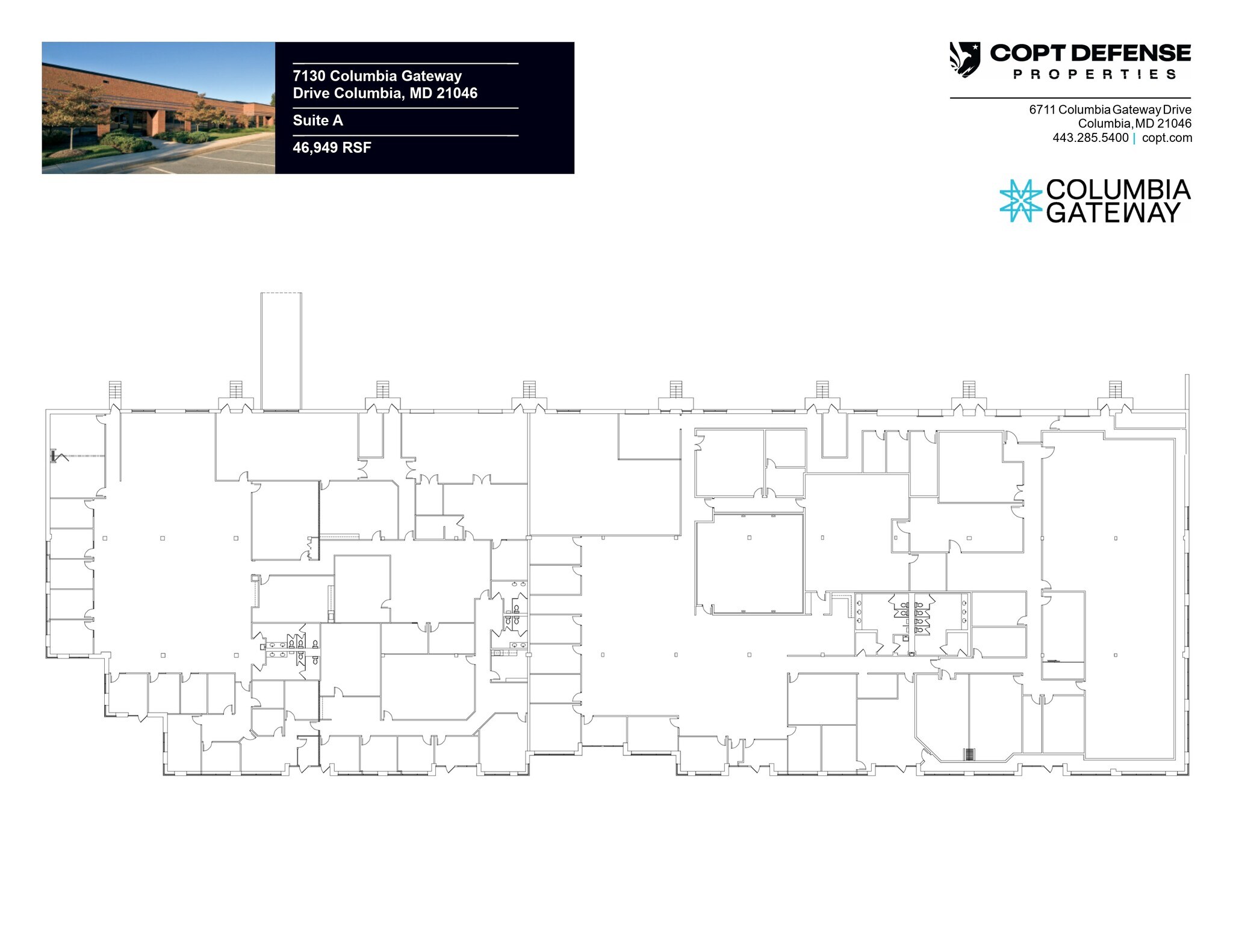 7130 Columbia Gateway Dr, Columbia, MD à louer Plan d’étage– Image 1 sur 2