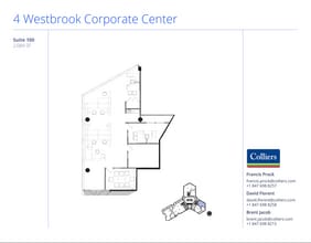 4 Westbrook Corporate Ctr, Westchester, IL à louer Plan d’étage– Image 1 sur 1
