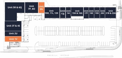 2800 N Macdill Ave, Tampa, FL à louer Plan de site– Image 2 sur 2