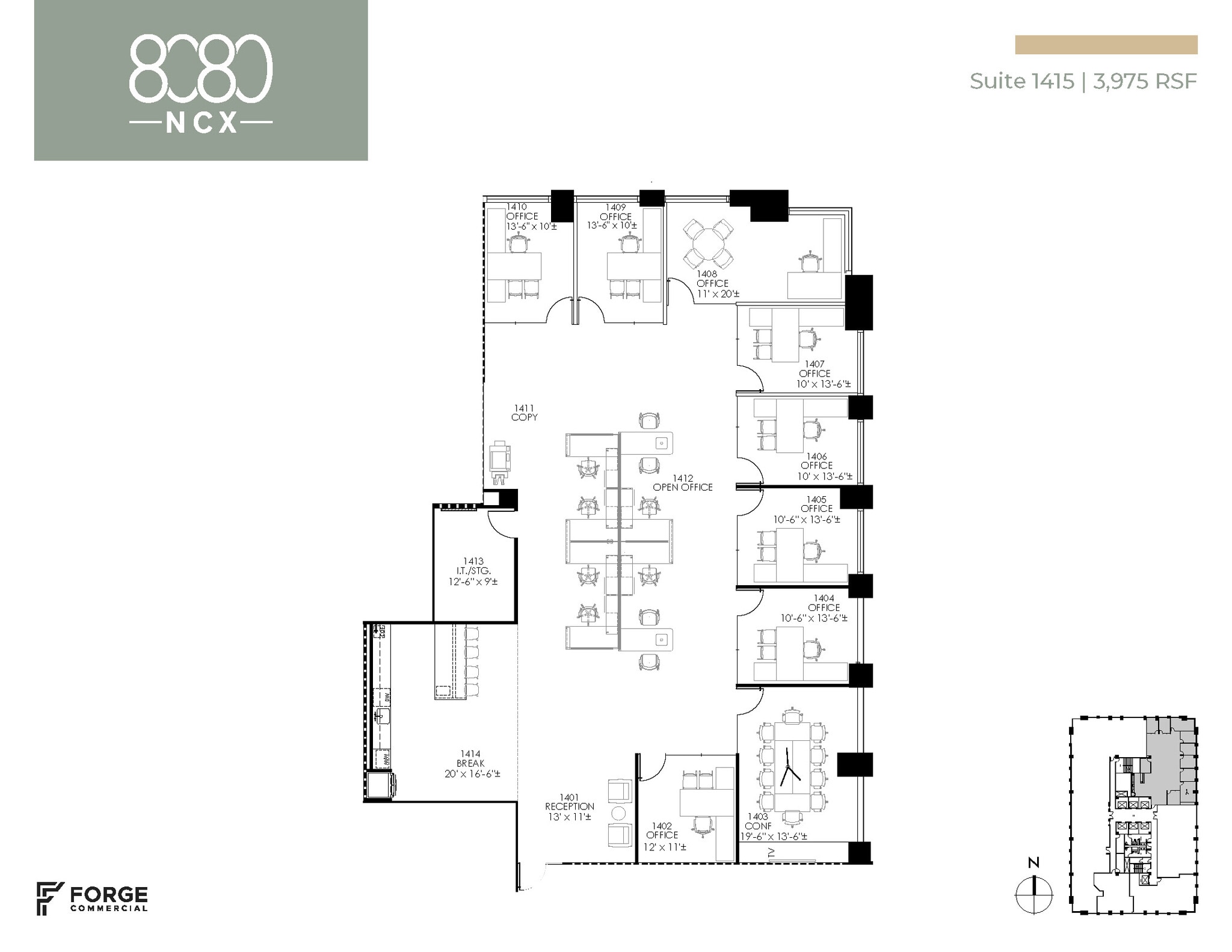 8080 N Central Expy, Dallas, TX à louer Plan d’étage– Image 1 sur 1