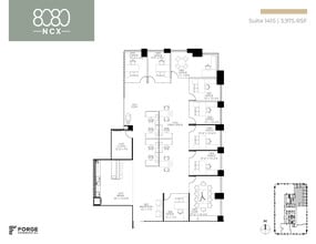 8080 N Central Expy, Dallas, TX à louer Plan d’étage– Image 1 sur 1