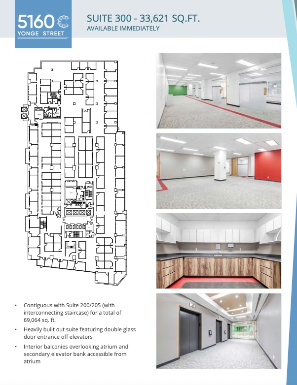 5140-5160 Yonge St, Toronto, ON à louer Plan d’étage– Image 1 sur 1