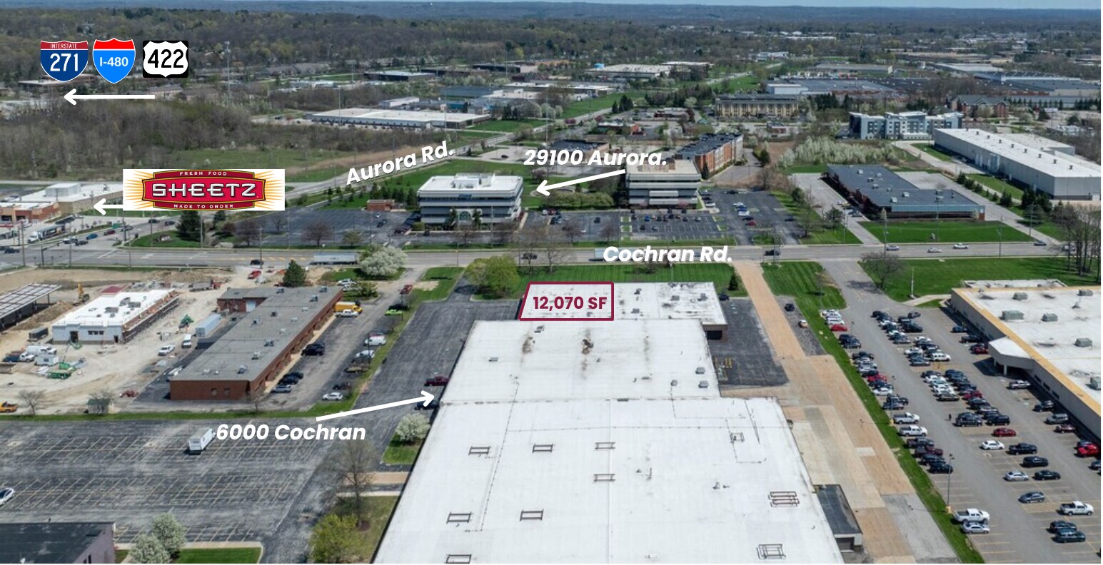 6000 Cochran Rd, Solon, OH à louer Photo de l’immeuble– Image 1 sur 2