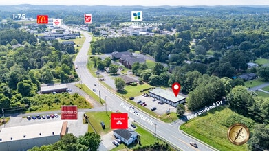 705 Red Bud Rd NE, Calhoun, GA - VUE AÉRIENNE  vue de carte - Image1