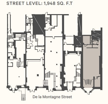 2090-2130 de la Montagne, Montréal, QC à louer Plan d’étage– Image 1 sur 1