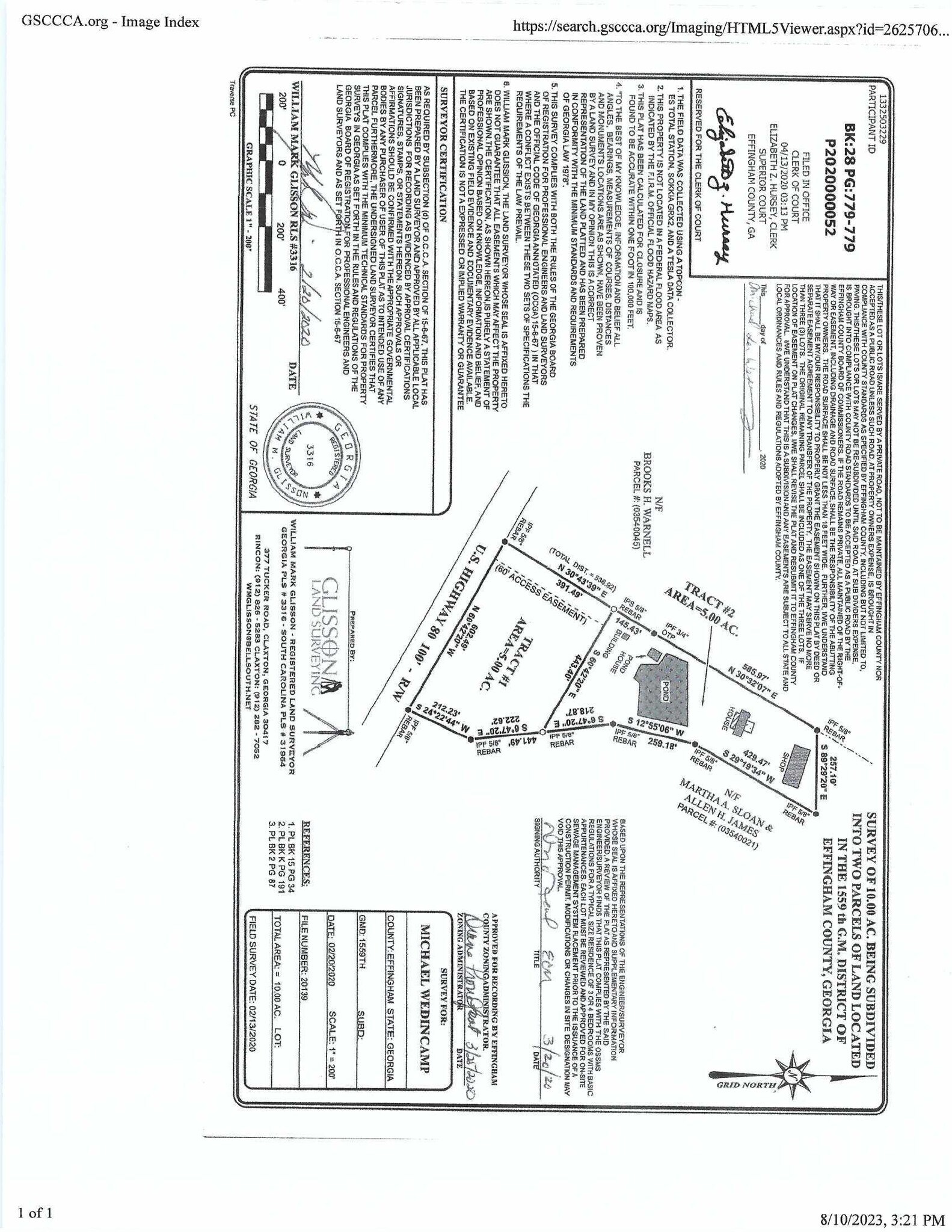 2301 Us Highway 80, Bloomingdale, GA à vendre Plan cadastral– Image 1 sur 11