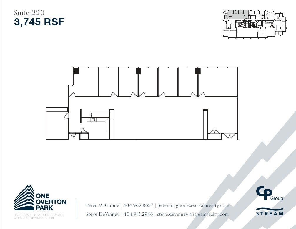 3625 Cumberland Blvd SE, Atlanta, GA à louer Plan d’étage– Image 1 sur 1
