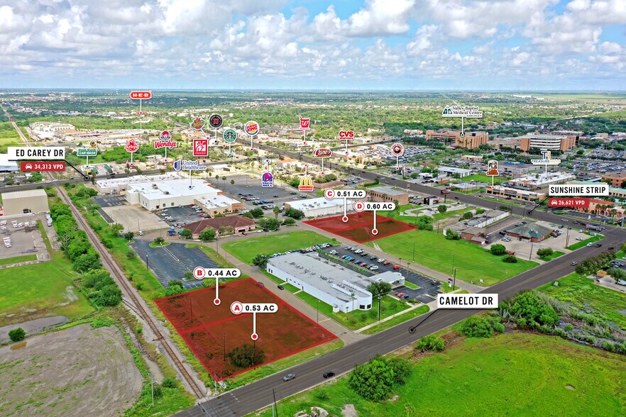 Camelot Dr, Harlingen, TX à vendre - Aérien – Image 2 sur 6