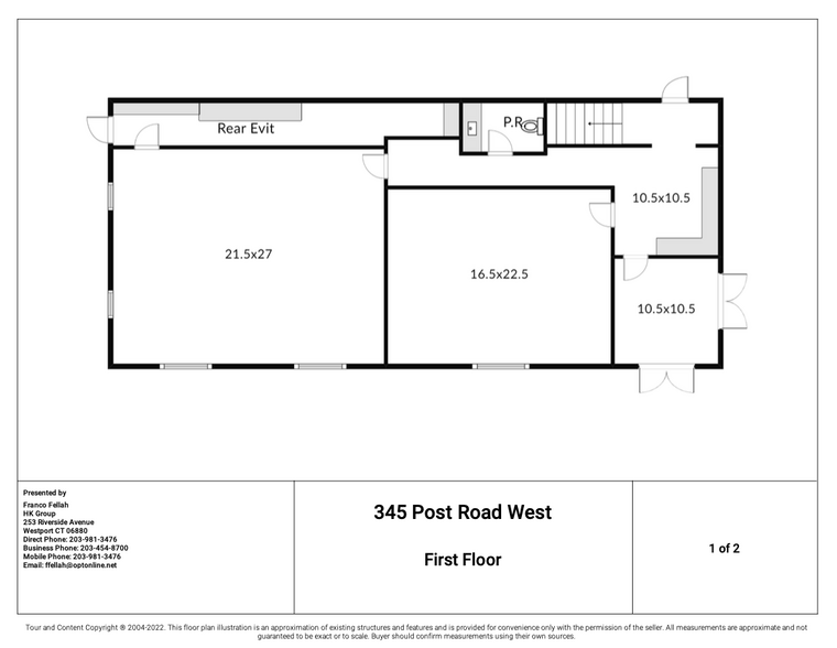 345 Post Rd W, Westport, CT à louer - Photo de l’immeuble – Image 2 sur 6
