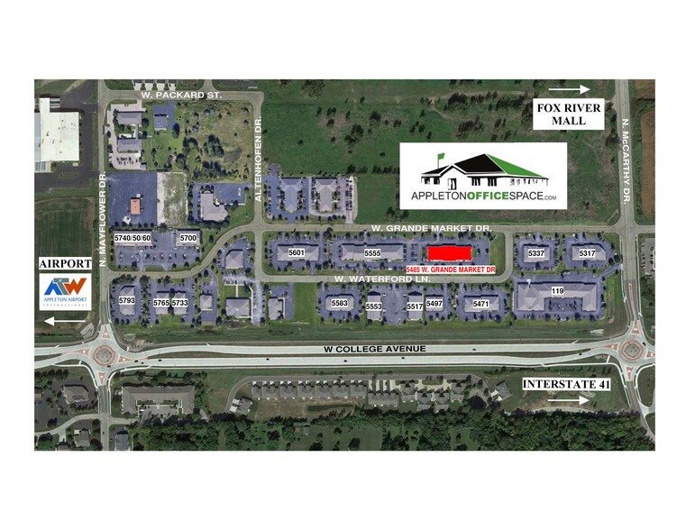 5485 W Grande Market Dr, Appleton, WI à louer - Plan de site – Image 3 sur 9