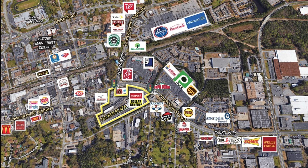 4339-4351 Hugh Howell Rd, Tucker, GA à louer - Photo de l’immeuble – Image 3 sur 5