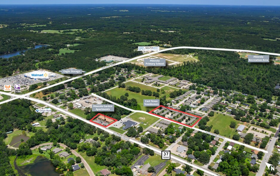 Mineola Garden & East Texas Townhomes portefeuille de 2 biens à vendre sur LoopNet.fr - Photo de l’immeuble – Image 2 sur 6