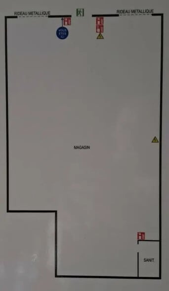 Local commercial dans Serres-Castet à louer - Plan d’étage – Image 2 sur 4