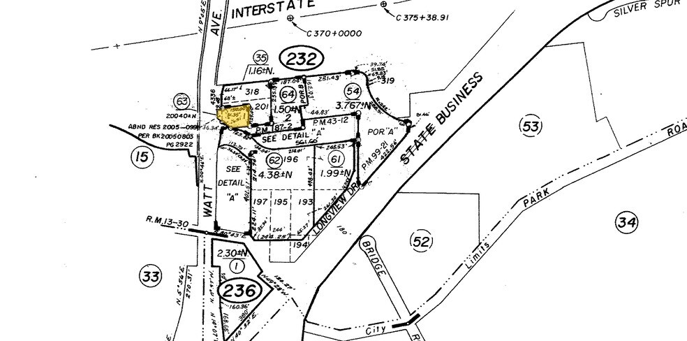 4332 Watt Ave, North Highlands, CA à louer - Plan cadastral – Image 3 sur 33
