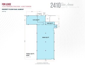 2410 Yates Ave, Commerce, CA à louer Plan de site– Image 2 sur 2