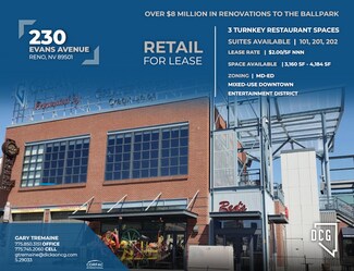 Plus de détails pour 230 Evans Ave, Reno, NV - Local commercial à louer